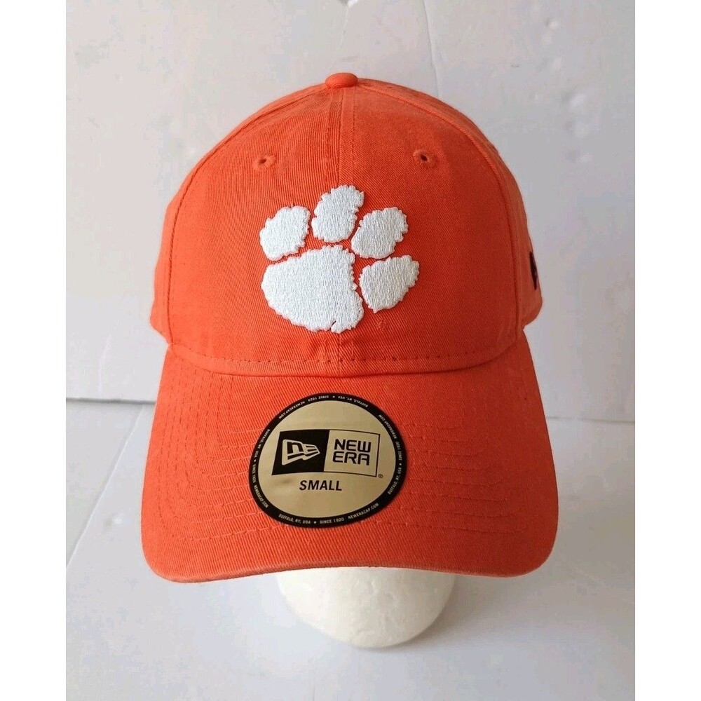 Clemson Tigers Hat Size Small Embroidered Orange Adjustable Baseball Cap
